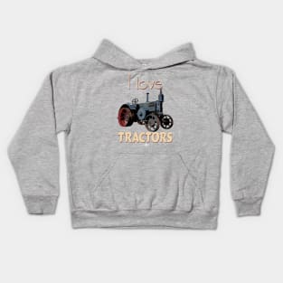 Lanz Bulldog tractor graphic Kids Hoodie